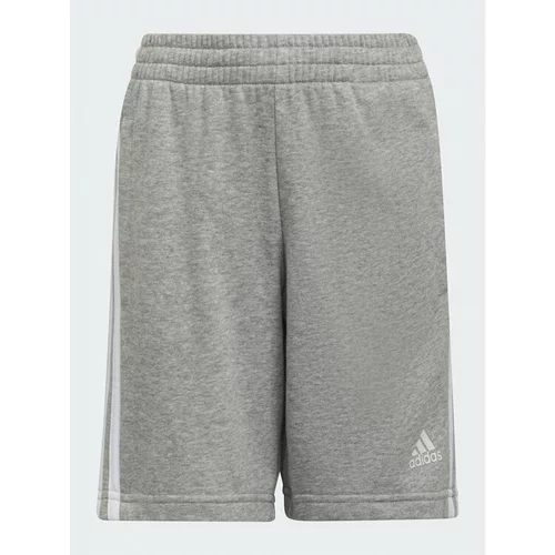 Adidas Športne kratke hlače Essentials 3-Stripes Shorts HF1901 Siva Regular Fit