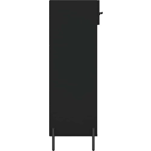  za cipele crni 60 x 35 x 105 cm od konstruiranog drva Slike