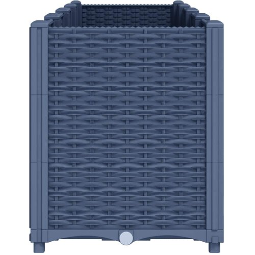  Vrtna sadilica plava siva 160 x 40 x 53 cm od PP-a Slike