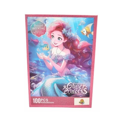  Puzzle glitter princess 100 pcs 88899 ( 91/71633 ) Cene