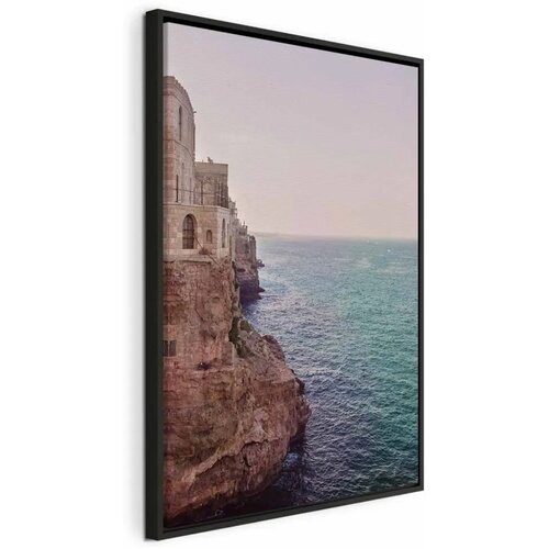  Slika - Turquoise Coast (1 Part) Vertical 60x90 U crnom drvenom okviru Cijene