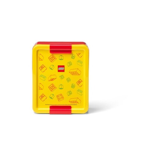 Lego kutija za užinu Umetnost kockica: Crveno-žuta Cene