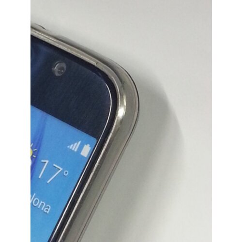  Ultra tanek silikonski ovitek za Samsung Galaxy S6 G920 - prozorno črn Slike