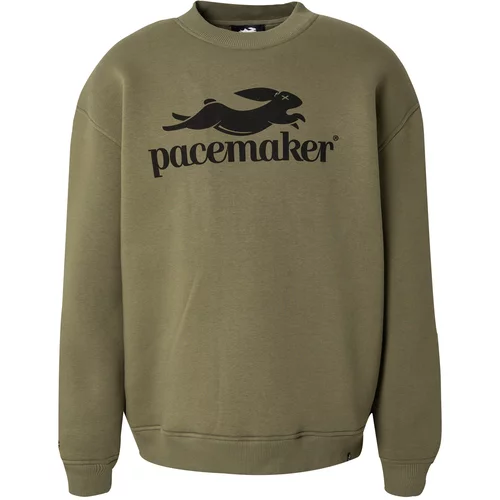 Pacemaker Sweater majica 'Falk' zelena / maslinasta / crna