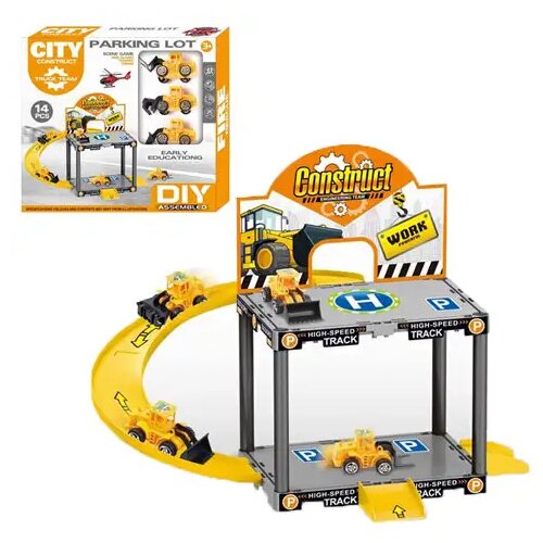 Magic Toys Komplet igračaka za građevinsku garažu sa malim autićima Cene