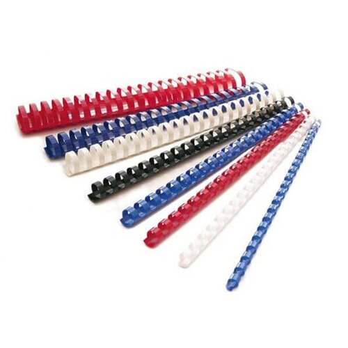 Klipko Plastične &amp;scaron;pirale, 32 mm, ovalne, bela Slike