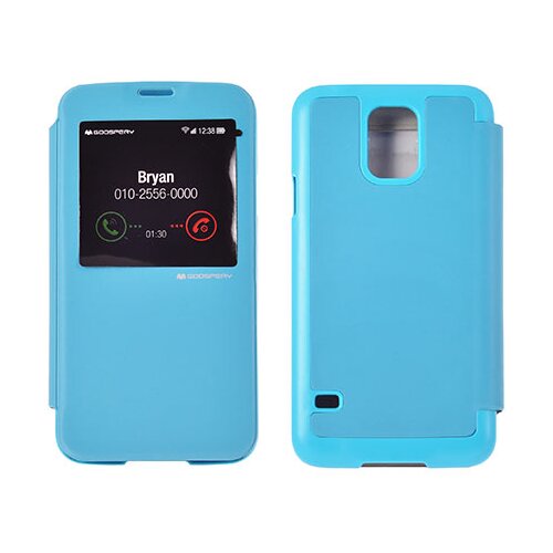  Preklopni ovitek / etui / zaščita Mercury Easy View Cover za Samsung Galaxy S5 G900 / S5 Neo G903- svetlo modri Cene
