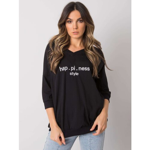 RUE PARIS Sweatshirt-RV-BL-7328.19-black Cene