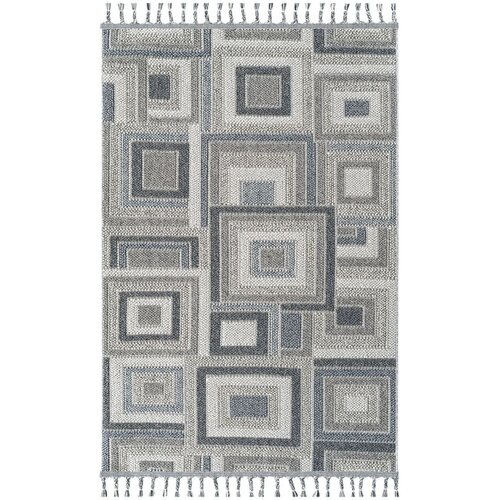 Conceptum Hypnose tepih bukle 1404 - grey carpet (100 x 350) Cene