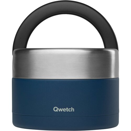 Qwetch Termo lunchbox posoda z ročajem 650 ml - mat polnočno modra Cene