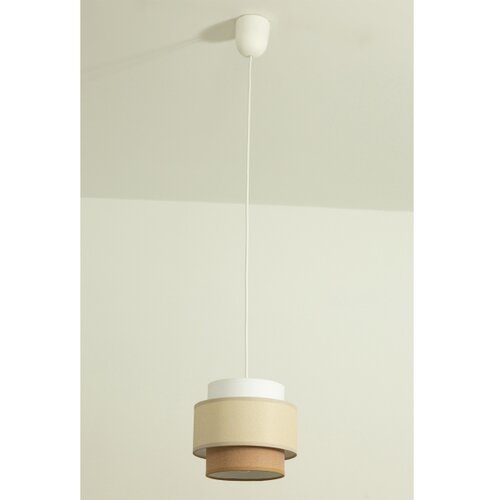  Brilagi - Visilica na sajli RESNA 1xE27/60W/230V prečnik 20 cm krem/bež Slike