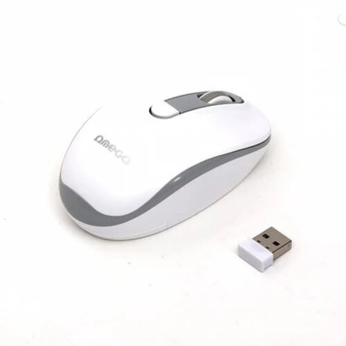 Omega mouse OM220WG w sivo beli 1600 dpi Slike