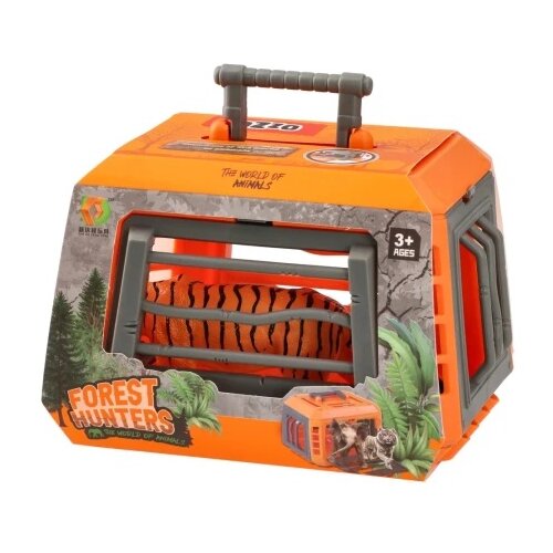 Ozzo Forest hunters, figura, tigar u kavezu, 2 u 1, manji Cene