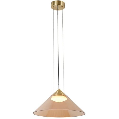  visilica na sajli presto 1xGX53/10W/230V prečnik 42 cm zlatna/zadimljeno bež Cene