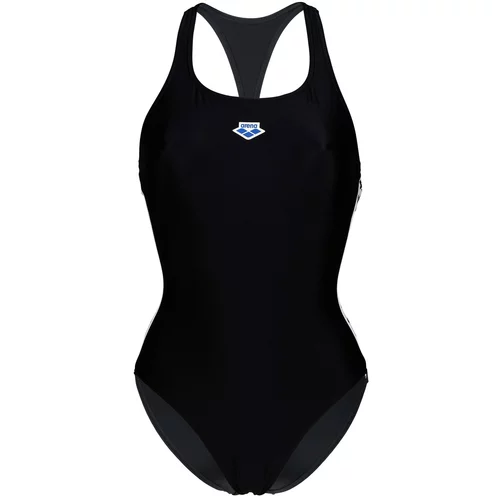 Arena Sportski kupaći kostim 'ICONS RACER BACK SOLID' crna / bijela