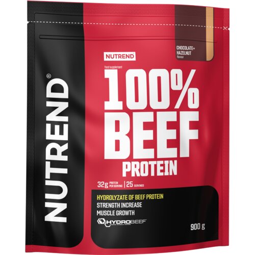 Nutrend 100 % goveđi protein 900 g čokolada-le&amp;scaron;nik Slike
