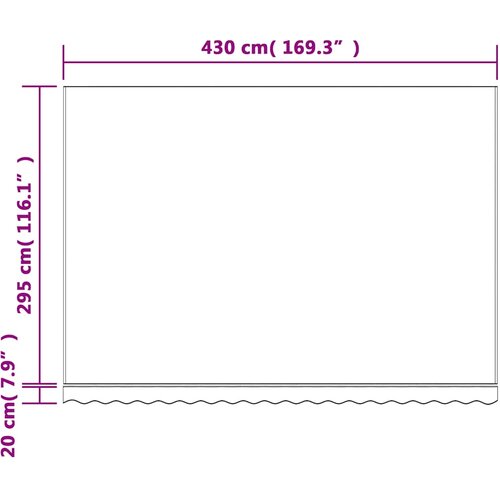  Zamjenska tkanina za tendu crveno-bijela prugasta 4,5 x 3 m Slike