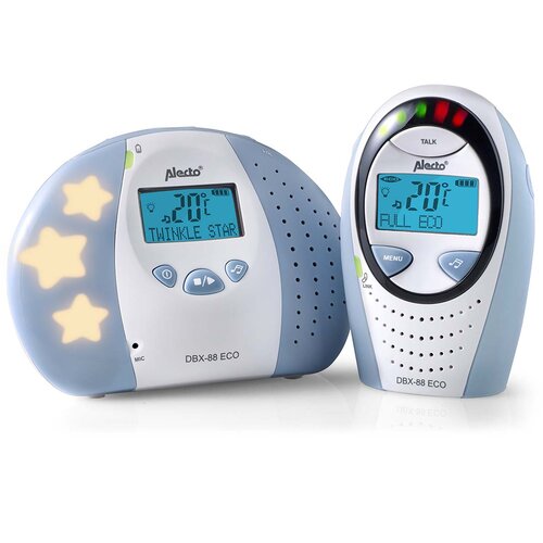Alecto Otro&amp;scaron;ki monitor Full Eco DECT DBX-88 Digitalni zaslon z osvetlitvijo LED, (5000310057) Slike