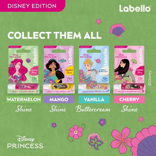 Labello Disney Princess Watermelon Shine hidratantni balzam za usne 4.8 g Slike