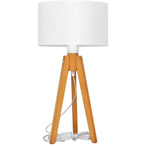  Stona lampa ALBA 1xE27/15W/230V bela/hrast Cene