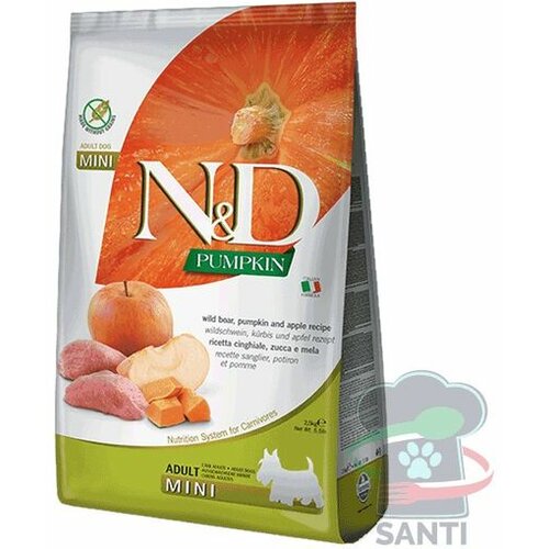 Farmina N&D bundeva hrana za pse - divlja svinja i jabuka (Adult, Mini) 7kg Cene