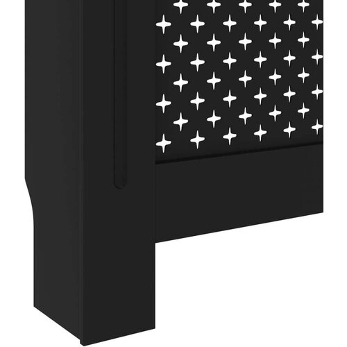 vidaXL pokrov za radijator crni 172 x 19 x 81 cm mdf Cene