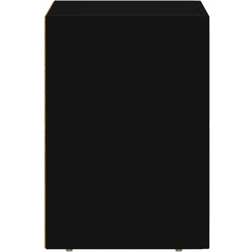  Noćni ormarić 2 pcs Crna 29,5 x 33,5 x 50 cm Konstruirano drvo Slike