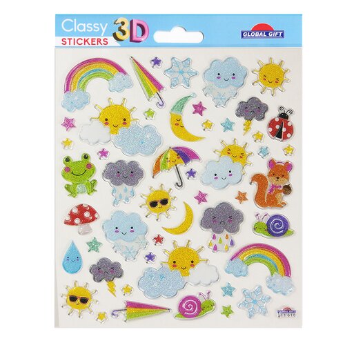Grupo CLASSY 3D CLIMA BLE&amp;Scaron;ČIČNE NALEPKE, (20862763) Slike