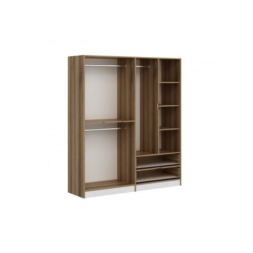 Hanah home Elina 7926 Ormar, 180x210x52cm, Bijelo-Smeđa Slike