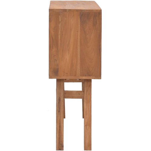  Konzolni stol 80 x 30 x 80 cm od masivne tikovine Slike