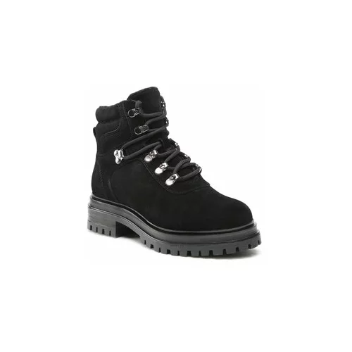Vero Moda Pohodni čevlji Vmlenny Leather Boot 10255455 Črna