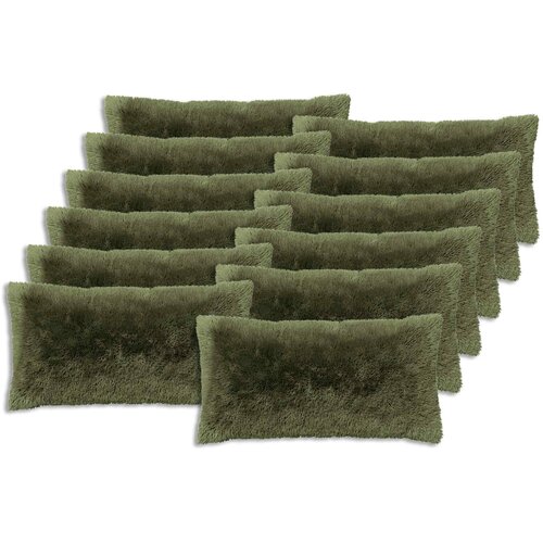  Presvlaka za jastuk 12 pcs HEERLEN Zelena 40 x 80 cm PV flis Cene