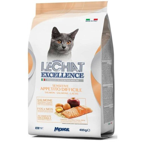 LeChat Excellence hrana za kućne ljubimce sensitive losos, 400g Cene