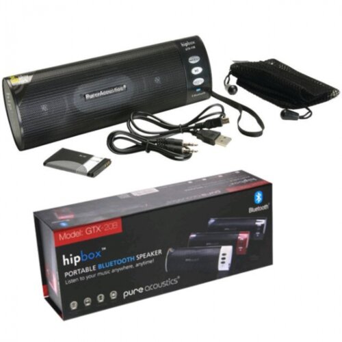 Intempo bluetooth prenosni zvočnik GTX20B pure hipbox - črn Slike