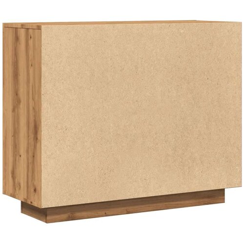 VidaXL Komoda Artisan hrast 92x35x75 cm izrađeno drvo Slike