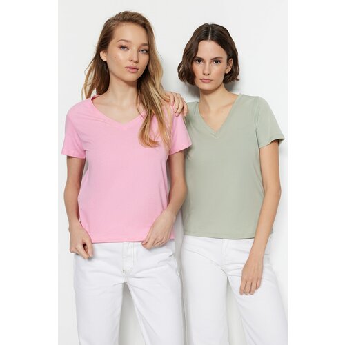Trendyol T-Shirt - Pink - Regular fit Slike