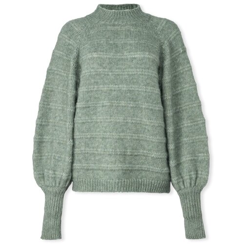 Only Puloverji Noos Celine Knit - Hedge Green Zelena Cene
