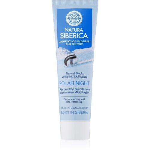 Natura Siberica Polar Night crna zubna pasta za izbjeljivanje 100 g Cijene