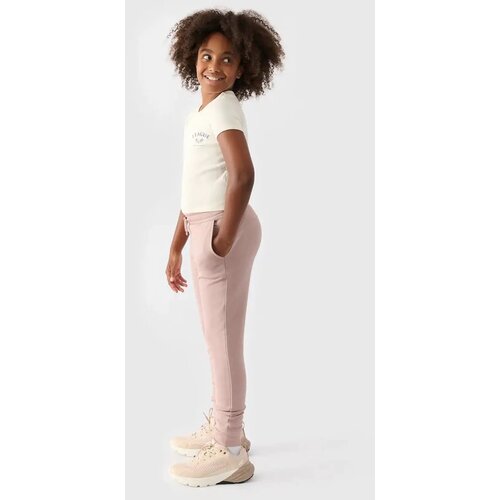 4f Girls Sweatpants Joggery Beige JWMM00TTR Slike