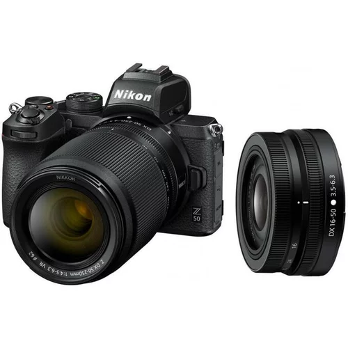 Nikon kit Z 50 DX 16-50 mm 1:3.5-6.3 VR + DX 50-250 mm 1:4.5