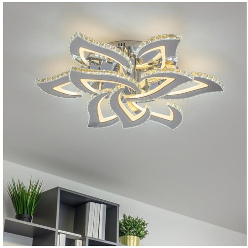 Brilagi twist led prigu&amp;scaron;iva nadgradni plafonski luster LED/180W/230V 3000-6500K + daljinski upravljač Slike