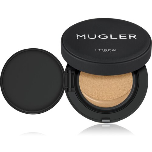 L&amp;acute;Or&amp;eacute;al Paris x Mugler dolgoobstojni kompaktni puder za polno prekrivanje odtenek 06 Medium Tan 23 ml Slike