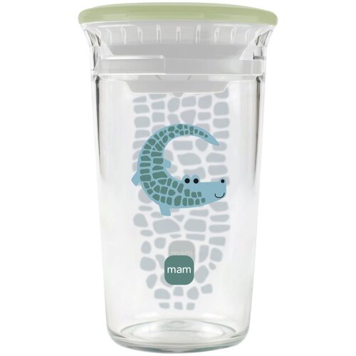 Mam Easy to Drink Cup lonček, ki ne pu&scaron;ča Green 8m+ 290 ml Cene