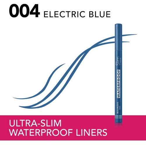 Bourjois Ultra Slim Waterproof Liner vodootporna olovka za oči nijansa Blue Electric 1 ml Slike