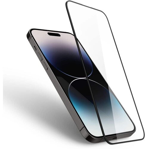 Spigen GLASS FC KALJENO STAKLO ZA IPHONE 14 PRO MAX CRNO Slike