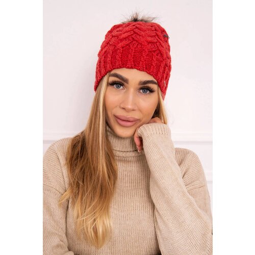 Kesi Cap with fleece Daria K217 raspberry Slike