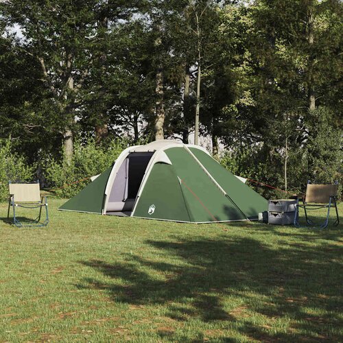 VidaXL &amp;Scaron;ator s krovom Ostalo Zelena i crna 510 x 240 x 156 cm Poliester Slike