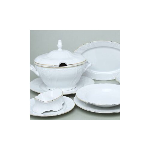 Jeremy Porcelain Jeremy porculanski set Bernadot zlatni rub 25/1 Slike
