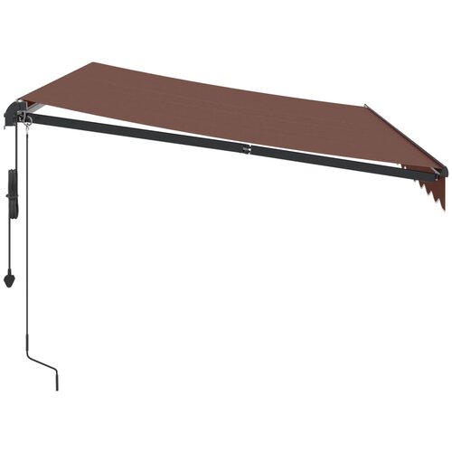 Tenda na automatsko uvlačenje smeđa 350 x 250 cm Slike