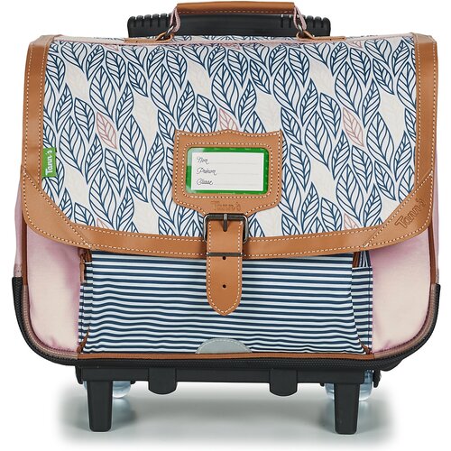 Tann&amp;#039;s Torbe &amp;amp; Torbe na kolesih CREATION FLORE TROLLEY CARTABLE 38 CM Rožnata Slike